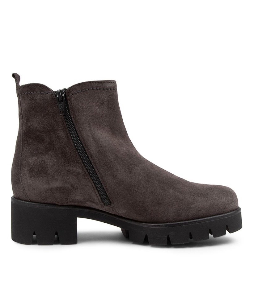 Gabour | Bottines Exclusives En Daim Gluck Pepper